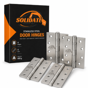 Stainless Steel Door Hinges 4pcs